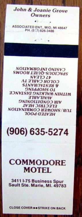 Motel Commodore - Old Postcard And Promos (newer photo)